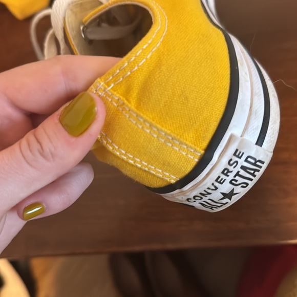 Lemon Yellow Converse Sneakers - Picture 7 of 8